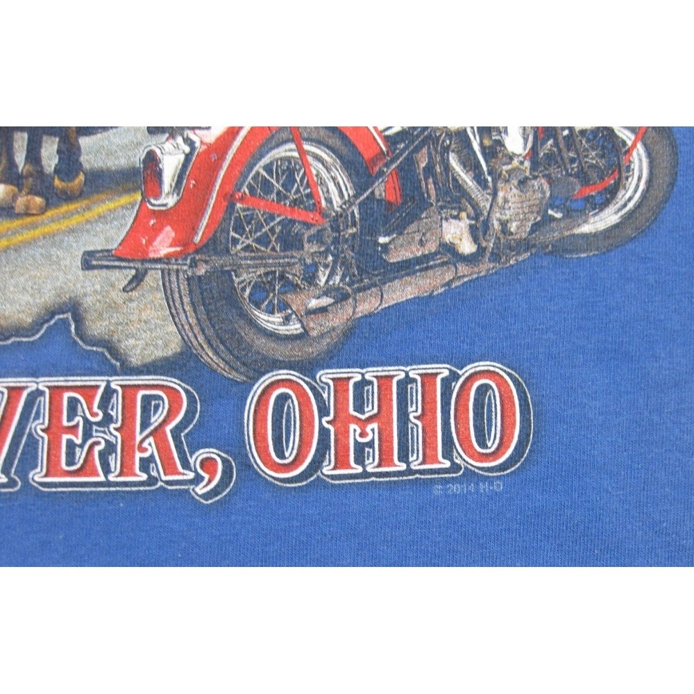Harley-Davidson Motorcycles T Shirt Men's (XL) One Classy Ride Pinup Biker Ohio - Picture 5 of 15